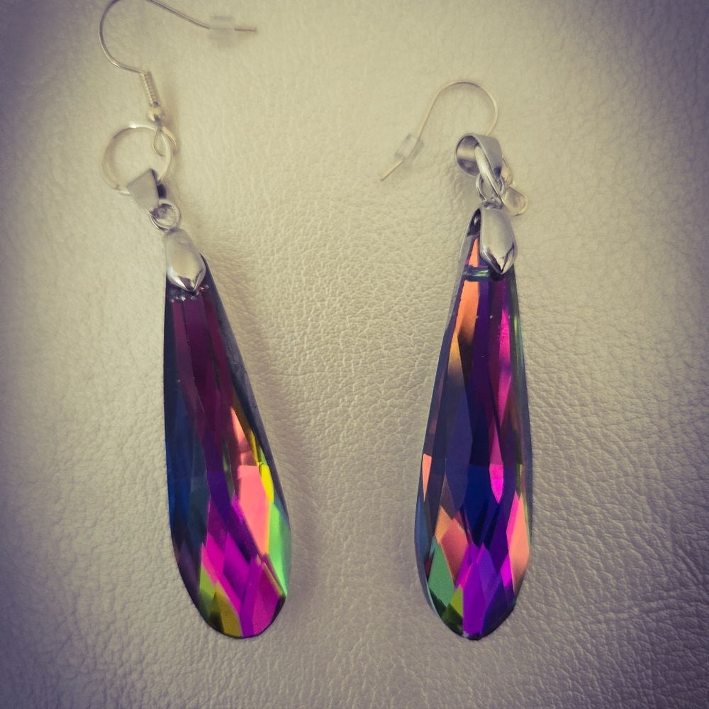 Multicolor Teardrop Earrings